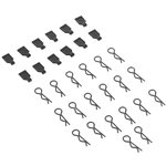 1/10 Body Clips (20)/Rubber Pull Tabs (12)