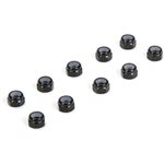 M3 Aluminum Lock Nuts, Black (10)