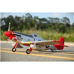 P-51D, Red Tail, V8, PNP, 1450mm