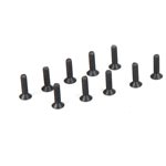 Flat Head Screws, M2.5 x 10mm (10)