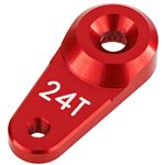 Servo Horn Metal 24T Aluminum Red