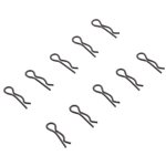 3mm Body Clip Black (10)