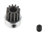 X-Hard Wide 48 Pitch 12 Tooth 1/8" Shaft Pinion Gear W/ Collar