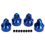 Shock Caps Aluminum Blue-Anodized (8) X-Maxx