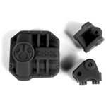Axial AR44 Diff Cover & Link Mounts Black