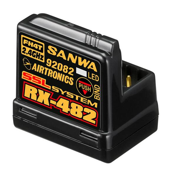 Sanwa Sanwa RX-482 2.4GHz 4-Channel FHSS-4 SSL Telemetry Receiver 
 w/