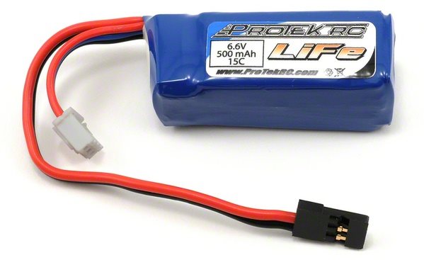 ProTek RC 6.6V 500Mah 15C Life Stick Battery Pack