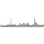 1/700 Japanese Navy Cruiser Tatsuta