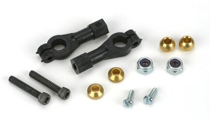 Dubro Adjustable Ball Link 4-40 w/Hardware (2)