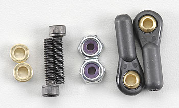 Dubro 6-32 Heavy Duty Ball Links W/ 6-32X5/8\" Bolt, 2/Pkg