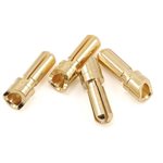 3.5Mm Super Bullet Gold Connectors (2 Male / 2 Female)