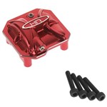 Aluminum Ar44 Axle Differential Covers, Red, For Axial Scx Ii