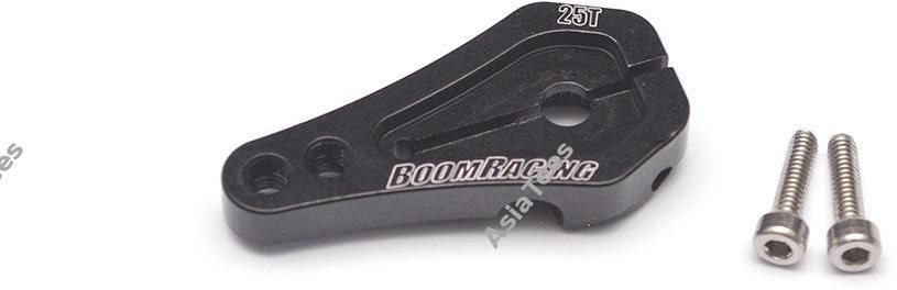 Boom Racing Aluminum Low Profile Servo Horn 25T Black