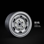 1.9" Sr05 Beadlock Wheels (Semigloss Silver) (2)