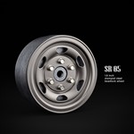 1.9" Sr05 Beadlock Wheels (Uncoated Silver) (2)