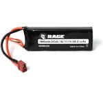 Rage RC 11.1V 3S 1800Mah Lipo Battery W/ T-Plug: Black Marlin Brushless