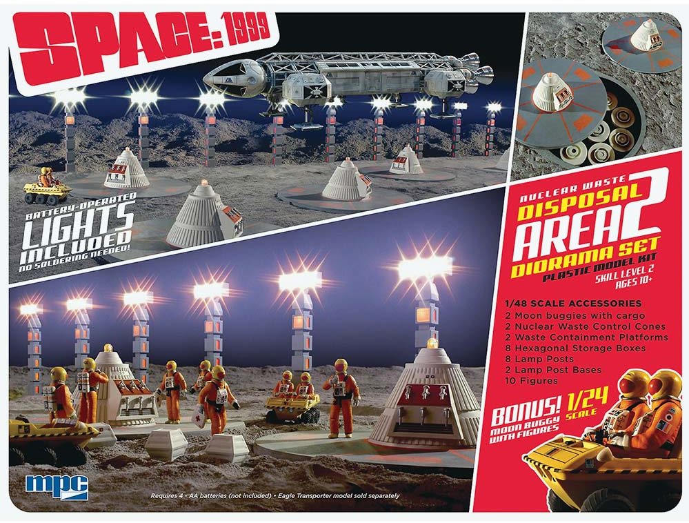 MPC 860/06 1/48 Space 1999 Nuclear Waste Area 2 Diorama (MPC 860/06 ...