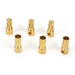 Gold Bullet Connector Set,3.5mm (3)