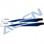 Align 380 Carbon Fiber Blades - Blue
