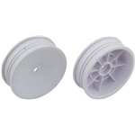 Associated Slim 2Wd 2.2" Front Wheels, White, 12Mm Hex, For B6 And B6d