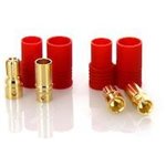 Prc6 Male & Female Bullet Connector For Battery, Esc, & Charge L