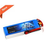Gens Ace 5000mAh 14.8V 45C 4S1P Lipo Battery Pack with Deans plug