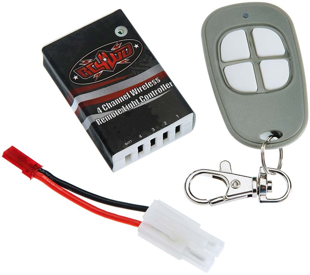 RC 4WD 4 Channel Wireless Remote Light Controller