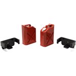 Racers Edge 1/10 Scaler Plastic Gasoline Jugs (2) - Red