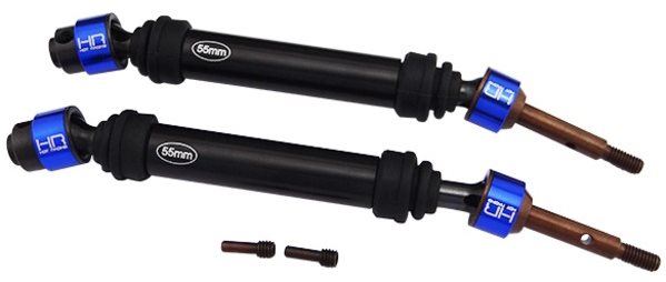 Hot Racing Rear Light Weight Metal Cv Splined Drive Shaft, For Traxxas Stam