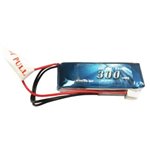 Gens Ace 300mAh 7.4V 25C 2S1P Lipo Battery Pack with JST-PHR plug