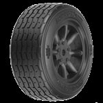 VTA Front Tires (26mm) Mounted Black Wheels (2