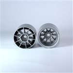 F1 Foam Rear Wheels (2) Gunmetal (Use With Shimizu Rubber)