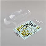 Body Set, Clear, w/Stickers: 22T 4.0