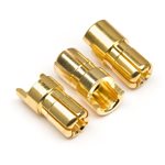 Male Gold Connectors (6.0Mm Dia) (3Pcs)