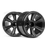 6-Shot Mt Wheel, Black, (2Pcs), Jumpshot Mt