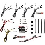 Rock Crawler Light Bar Kit- 1-Uf-7 Controller, 2-White (5Mm) / 6