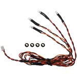 MyTrickRC Red/Orange Quad Led, 3Mm - 2-Red And 2-Orange On A Single Lead