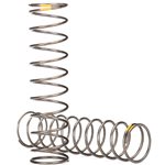 Traxxas Springs, shock (natural finish) (GTS) (0.22 rate, yellow stripe)