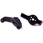 ST Racing Concepts Brass Front Axle Caster Blocks, Black, For Traxxas Trx-4, 1Pr