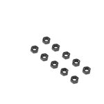 Flat Nut, Stl, M4 (10)