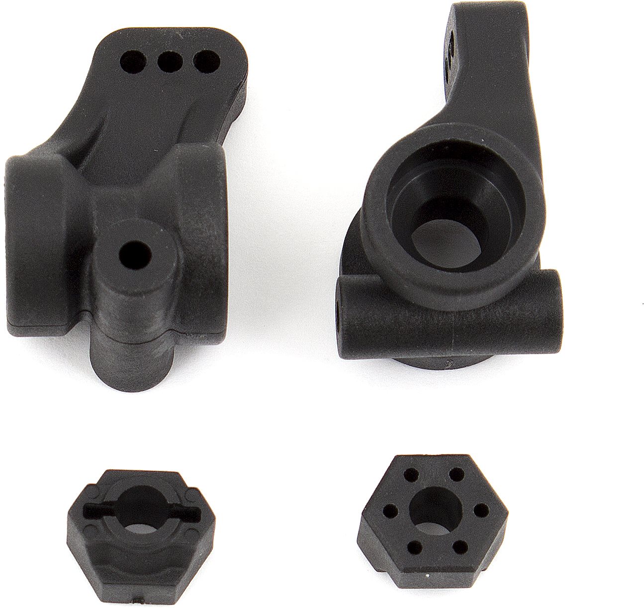 Associated Rear Hubs And Wheel Hexes, Fits: Prosc10, Reflex Db10, And Troph