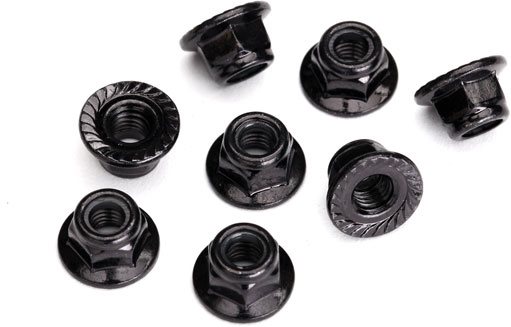 Traxxas NUTS, 5MM FLANGED NYLON L