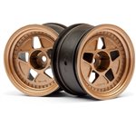 HPI Tarmac R40 Wheel, Bronze, 52X31mm, 10Mm Offset, (2Pcs) For Rs4 S