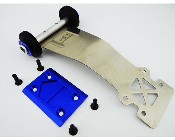 Hot Racing Stainless Steel Wheelie Bar, For Electric Stampede And Rustler
