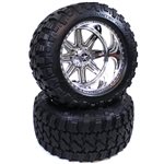 American Force Legend Ss8 Plastic Wheels, W/ Fury Mountain M/T T