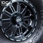 Team DC 2.2 Aluminum Beadlock XD Black Wheels 2pcs