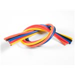 TQ Wire Products 13 Gauge Super Flexible Wire- 1' Ea. Black, Red, Blue, Yellow, O