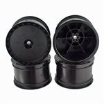 Black Borrego Rear Buggy Wheels For The  Associated B4-B44 (4Pcs