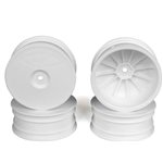 Speedline Buggy Wheels, White, Front, For Losi 22-4 And Tekno Eb