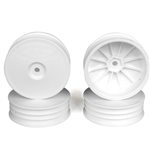 Slim Speedline Buggy Wheels, Front, White, For Tlr 22 3.0/4.0 (4